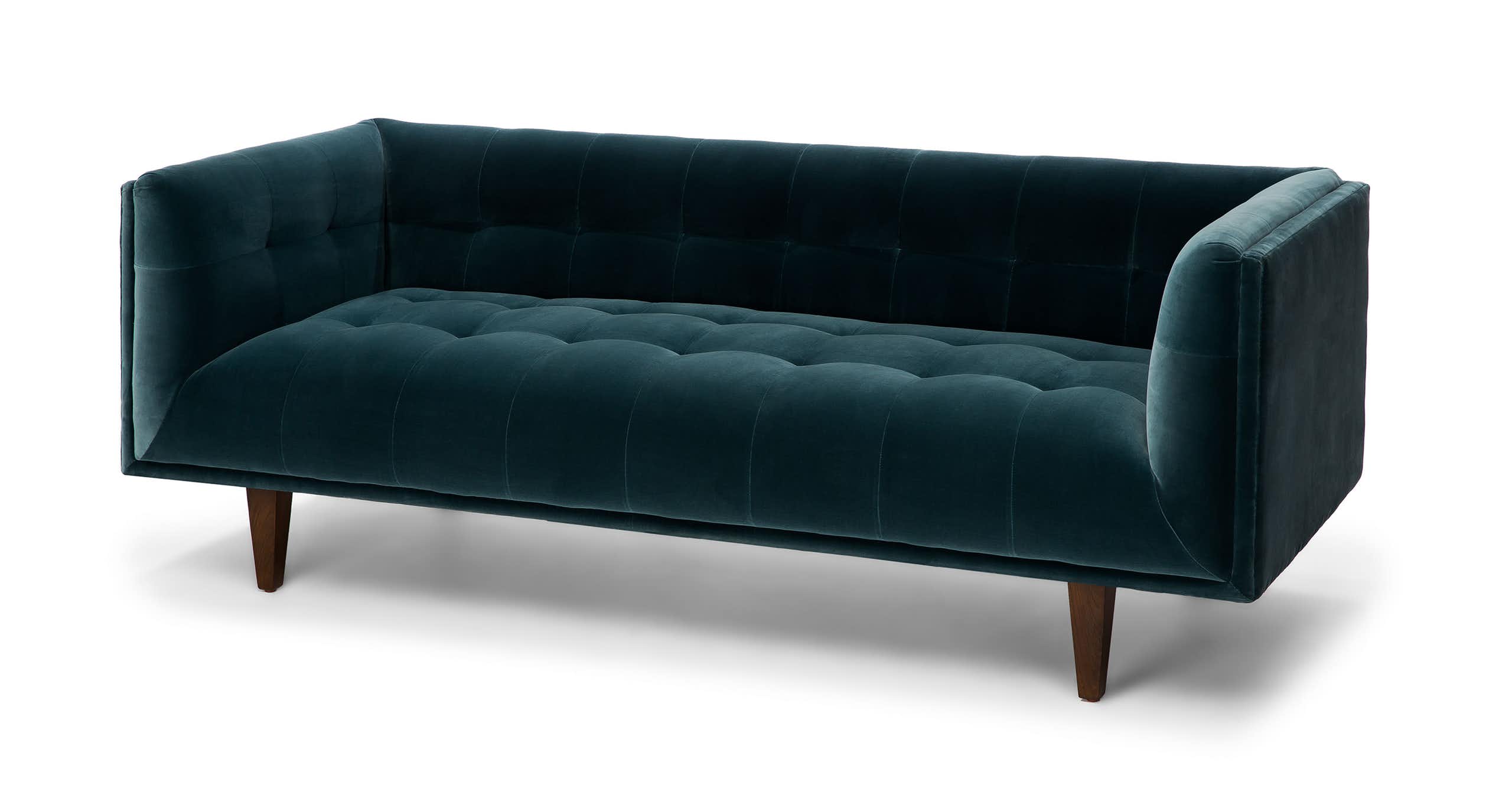 Pacific Blue Sofa Catty Corner